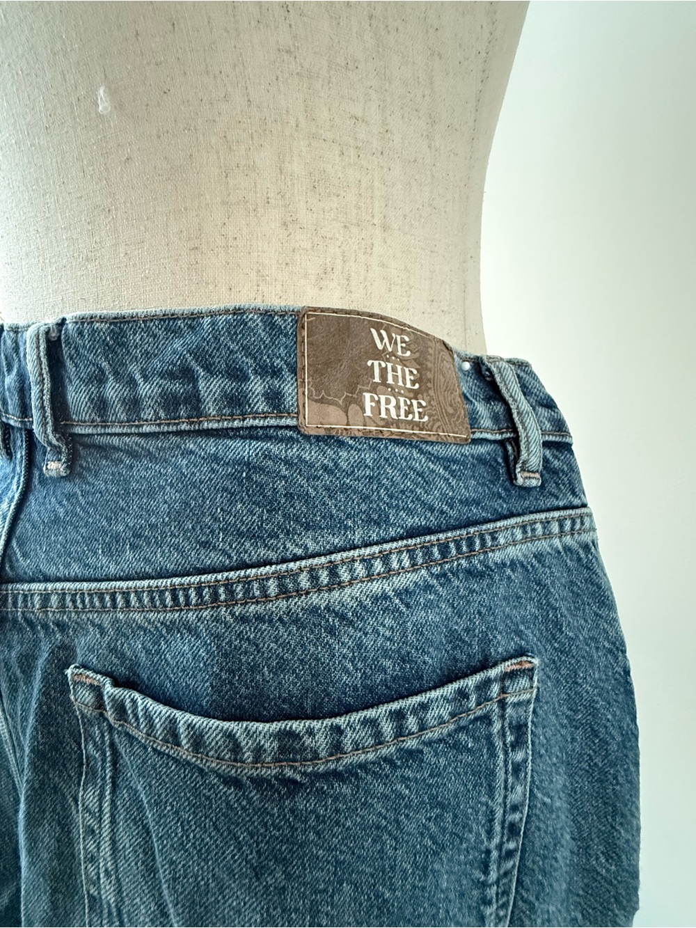 Free People Final Countdown Cuffed Low Rise Jeans - Picture 6 of 13